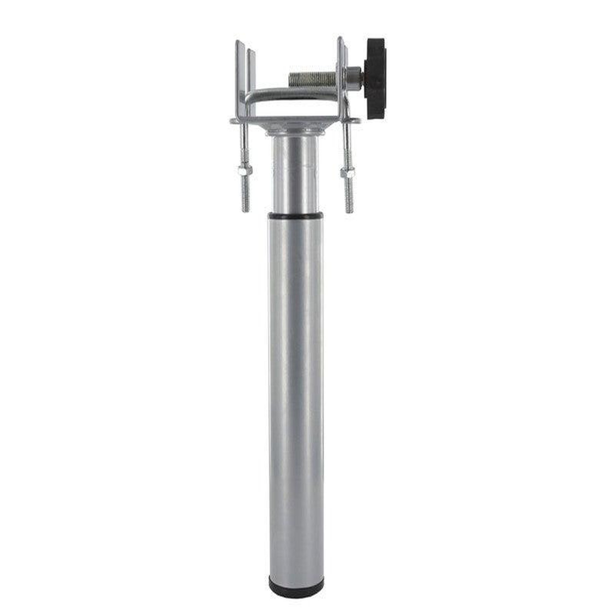 CIME Pied De Lit/Sommier Cylindrique Réglable Acier Époxy Gris, 17-25 Cm