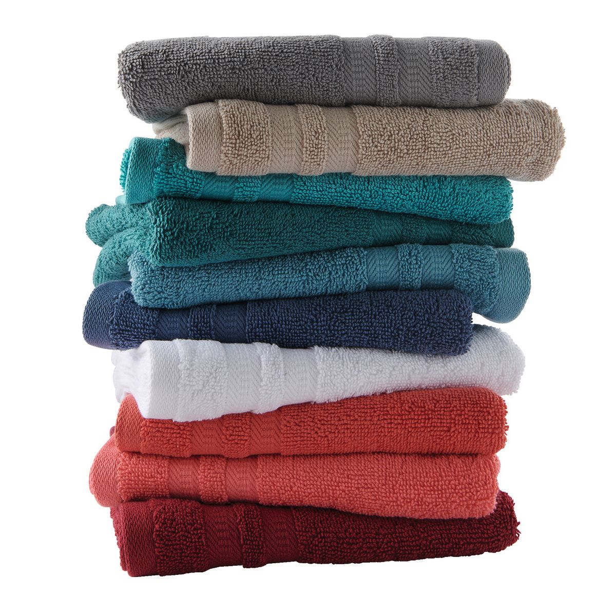 ACTUEL Serviette de toilette unie en coton 450 g/m²