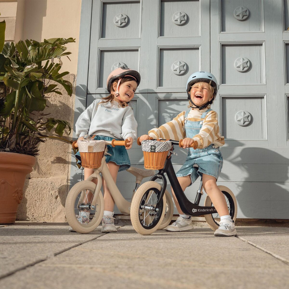 KINDERKRAFT Draisienne rétro - vélo d'équilibre avec panier et clochette
