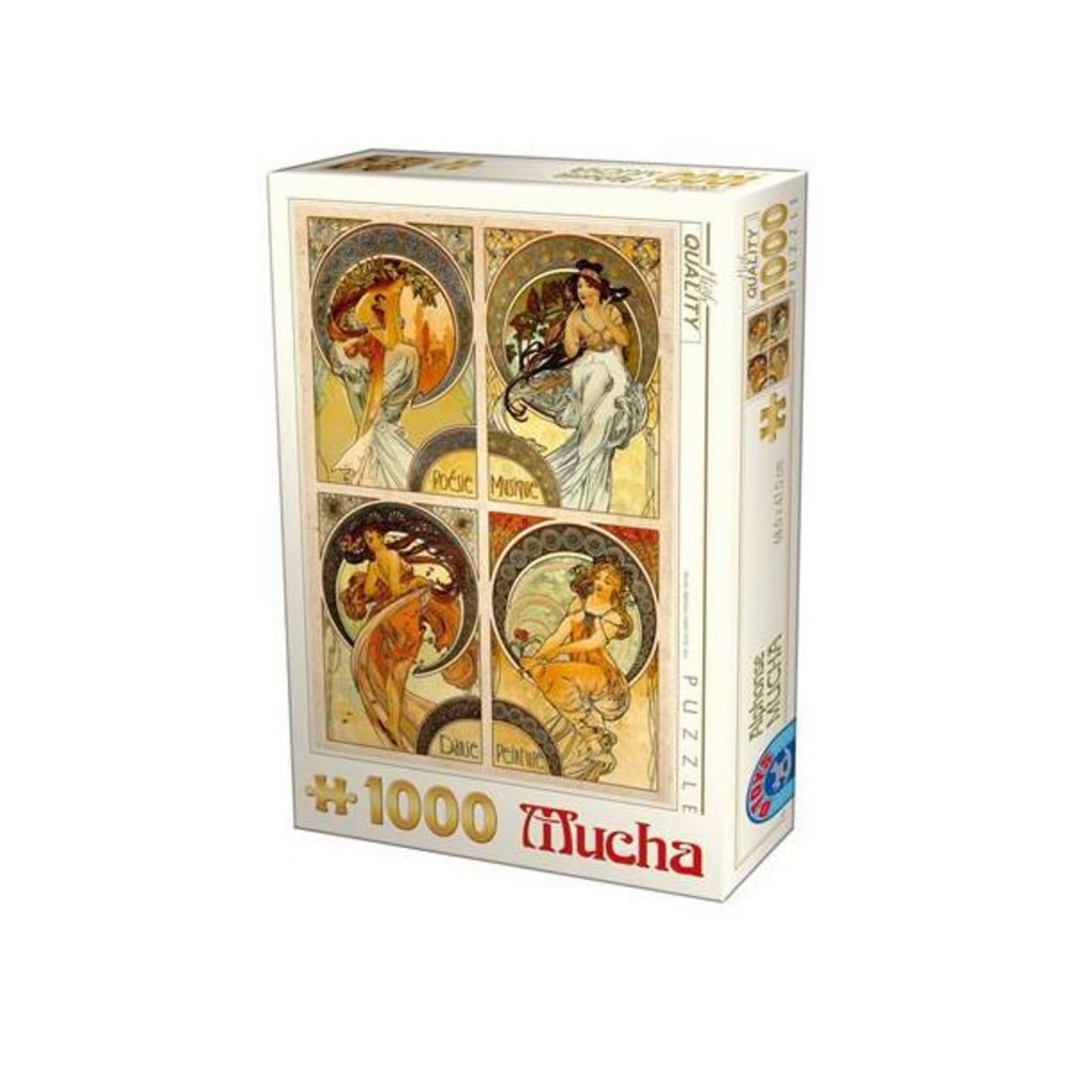 DToys Puzzle 1000 pièces D-Toys Arts Alphonse Mucha