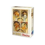 DToys Puzzle 1000 pièces D-Toys Arts Alphonse Mucha
