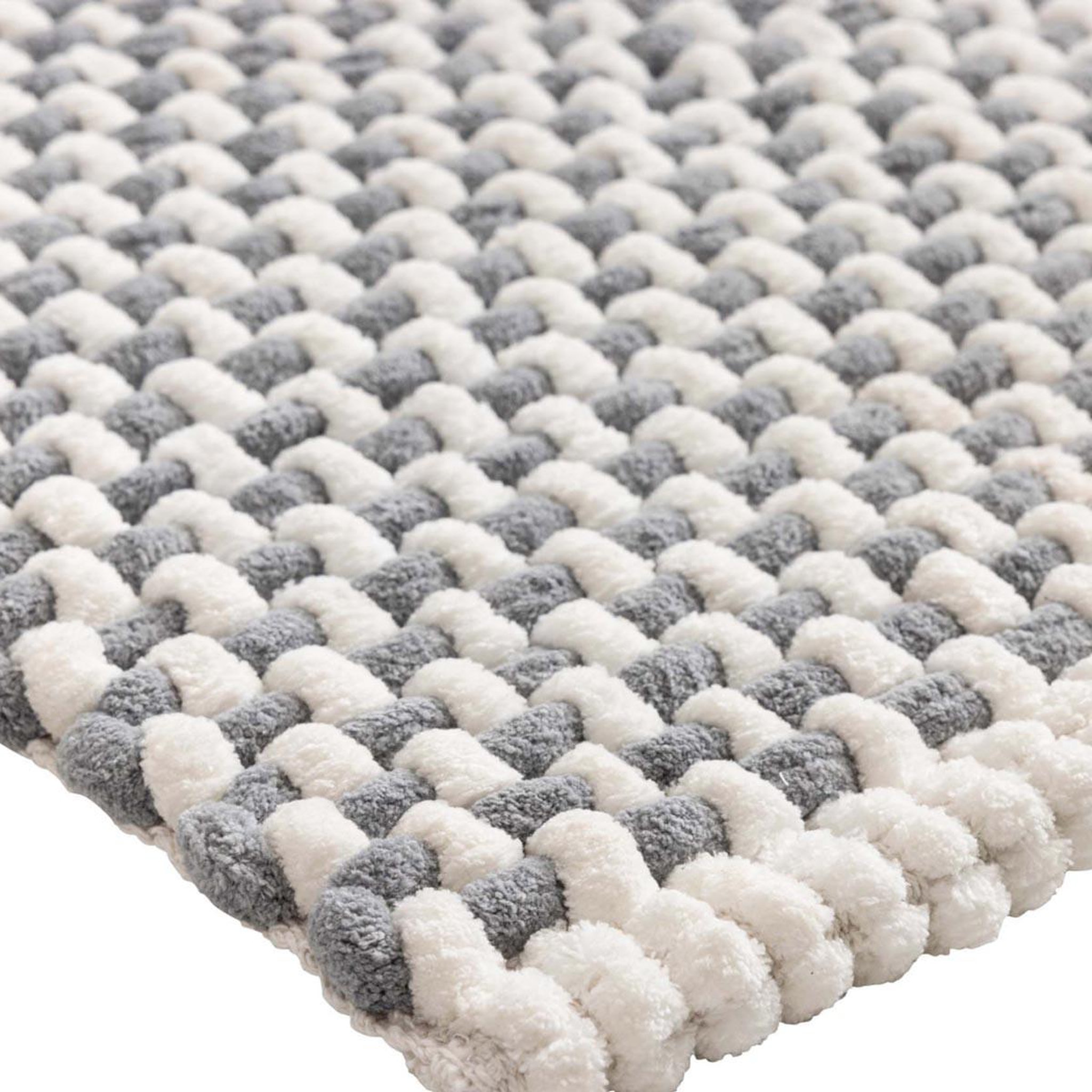 Voir la diapositive 3 : Douceur d'Intérieur Tapis de bain en chenille  rafael  50x80cm naturel