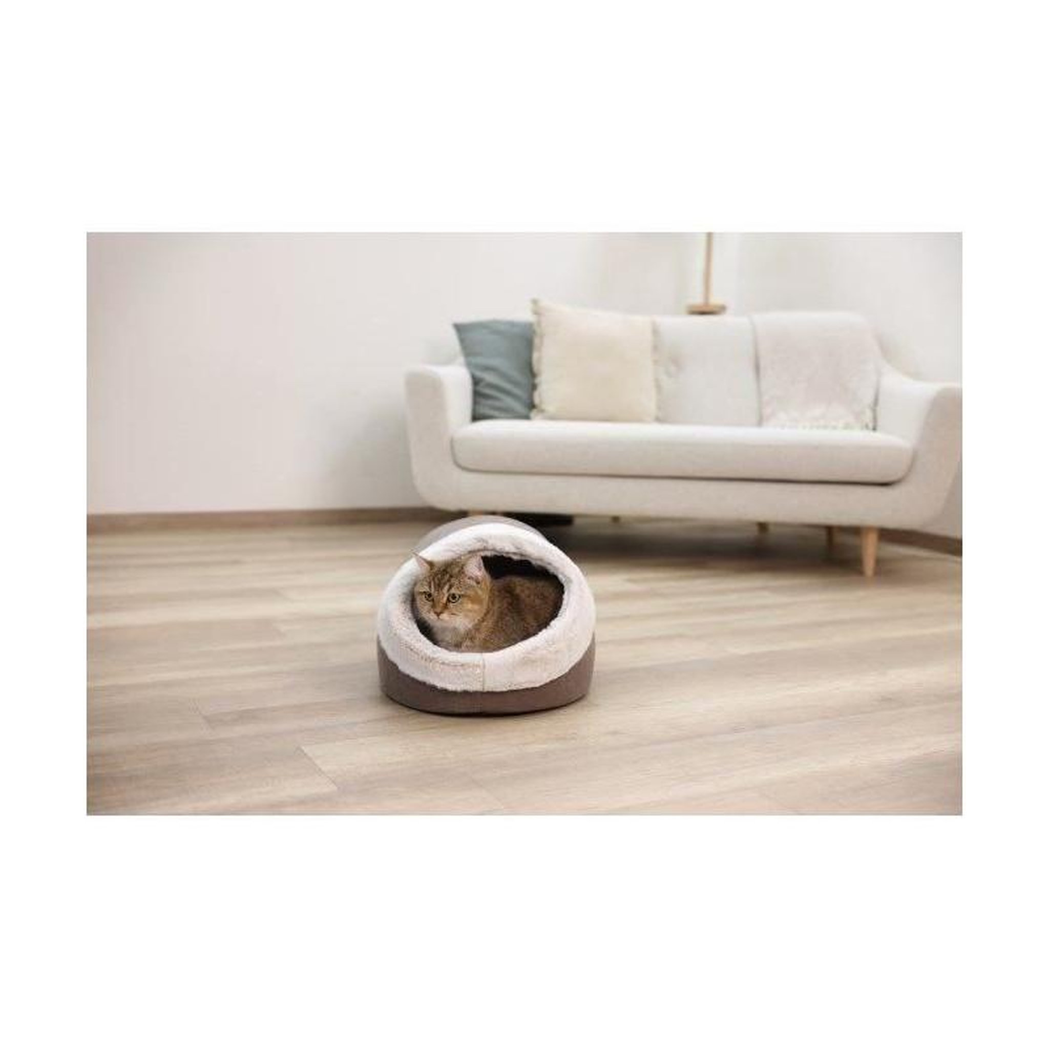 Voir la diapositive 4 : KERBL Igloo pour chats - KERBL - JANA - 37 x 45 x 30 cm - Marron