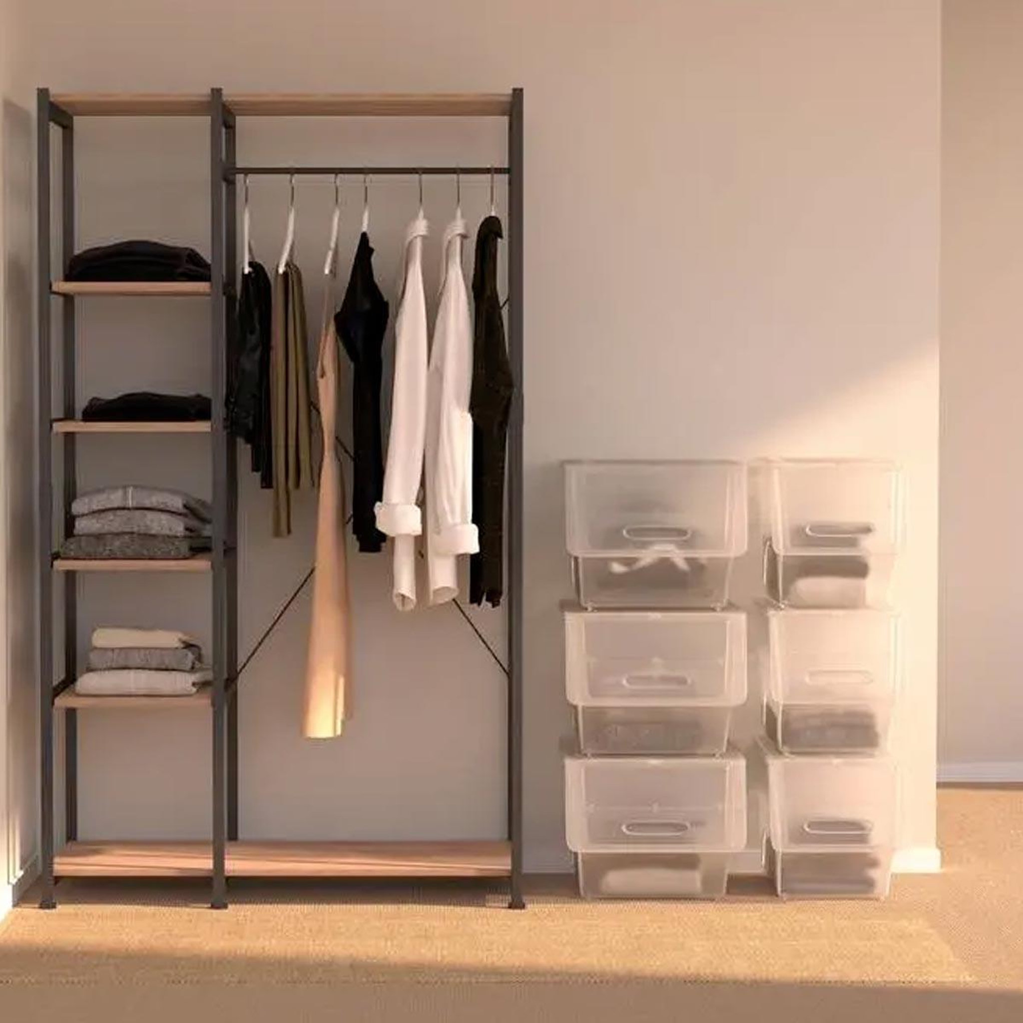 Voir la diapositive 5 : FIVE Boîte de rangement  cara  24l transparent