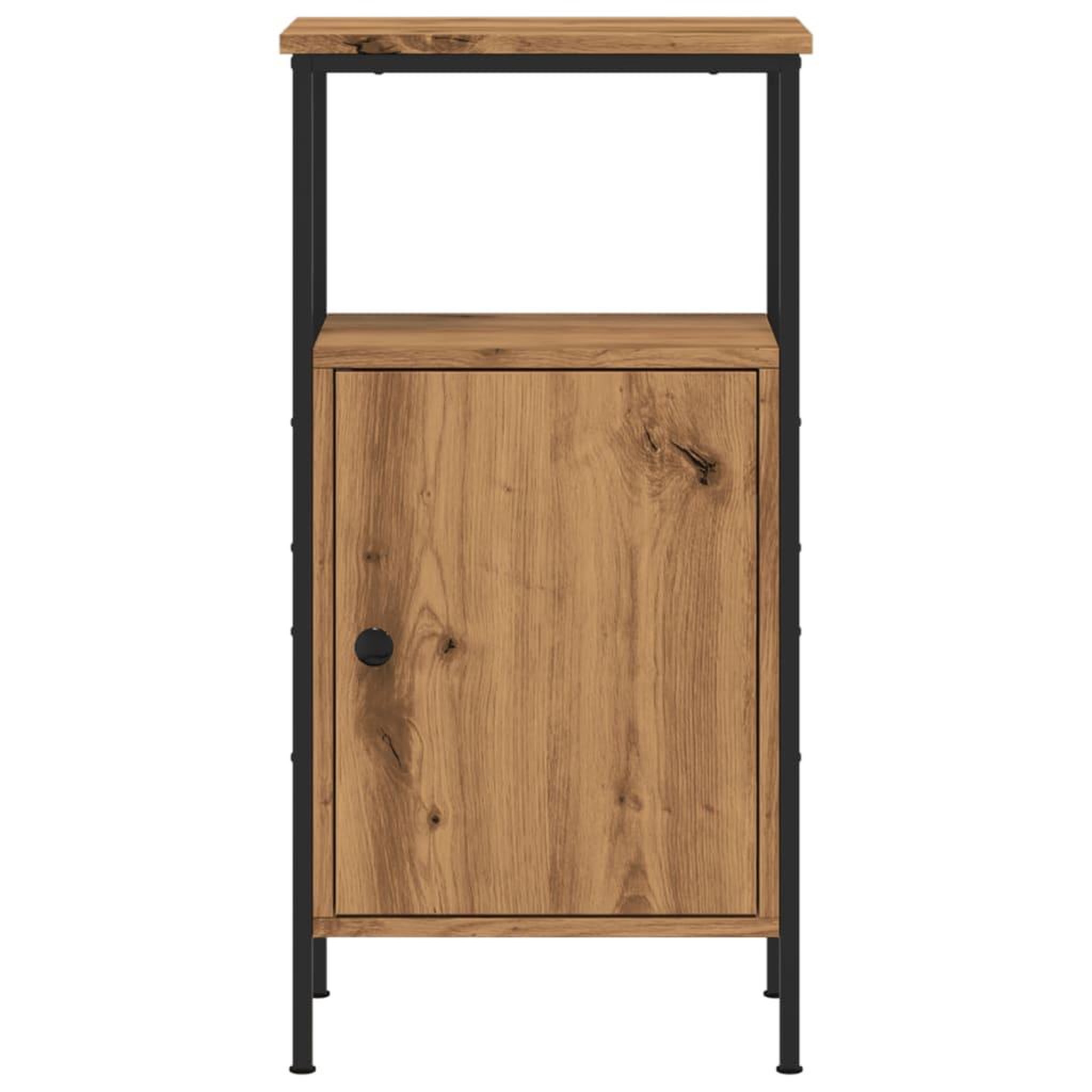 Voir la diapositive 5 : VIDAXL Table de chevet chene artisanal 41x31x80 cm bois d'ingenierie