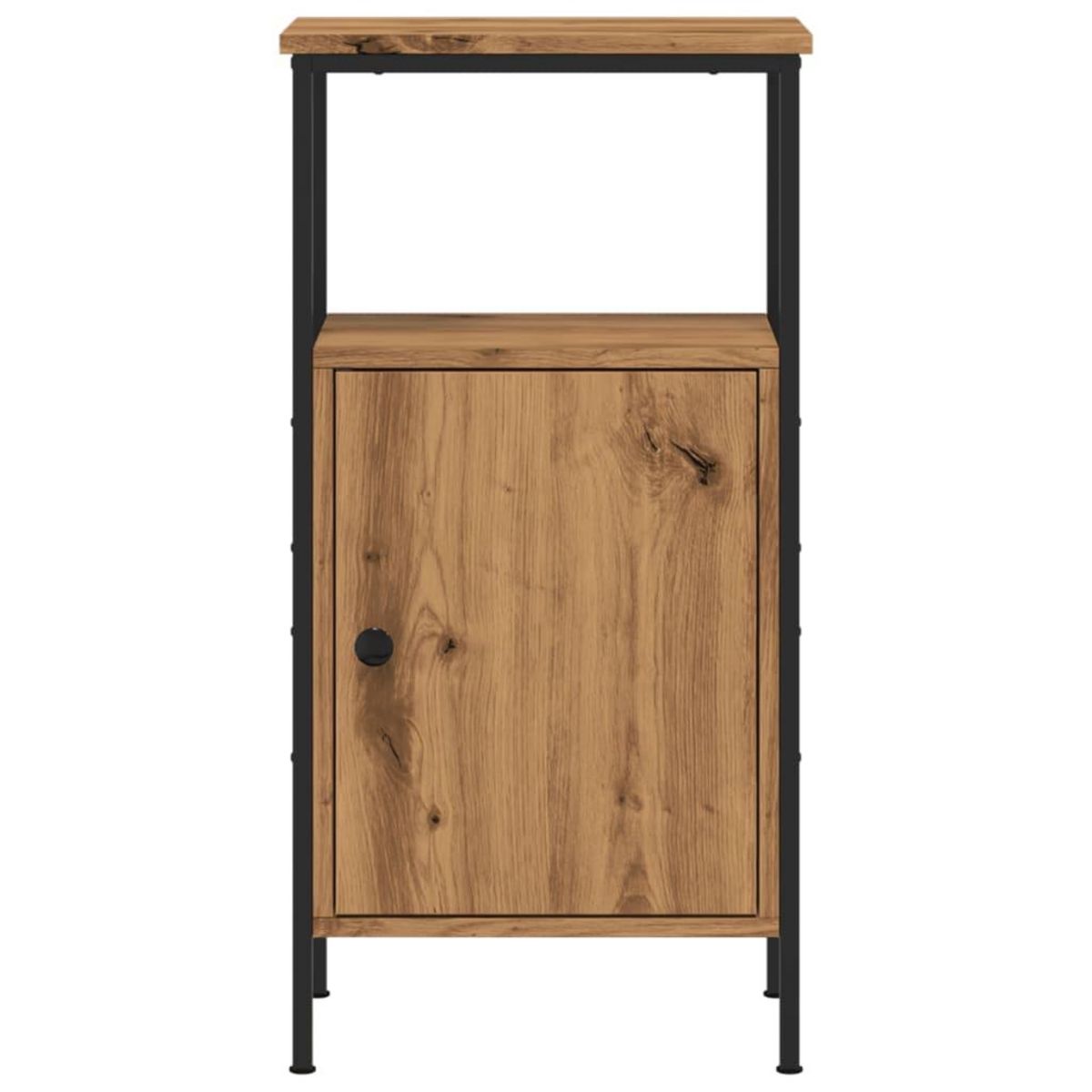 VIDAXL Table de chevet chene artisanal 41x31x80 cm bois d'ingenierie