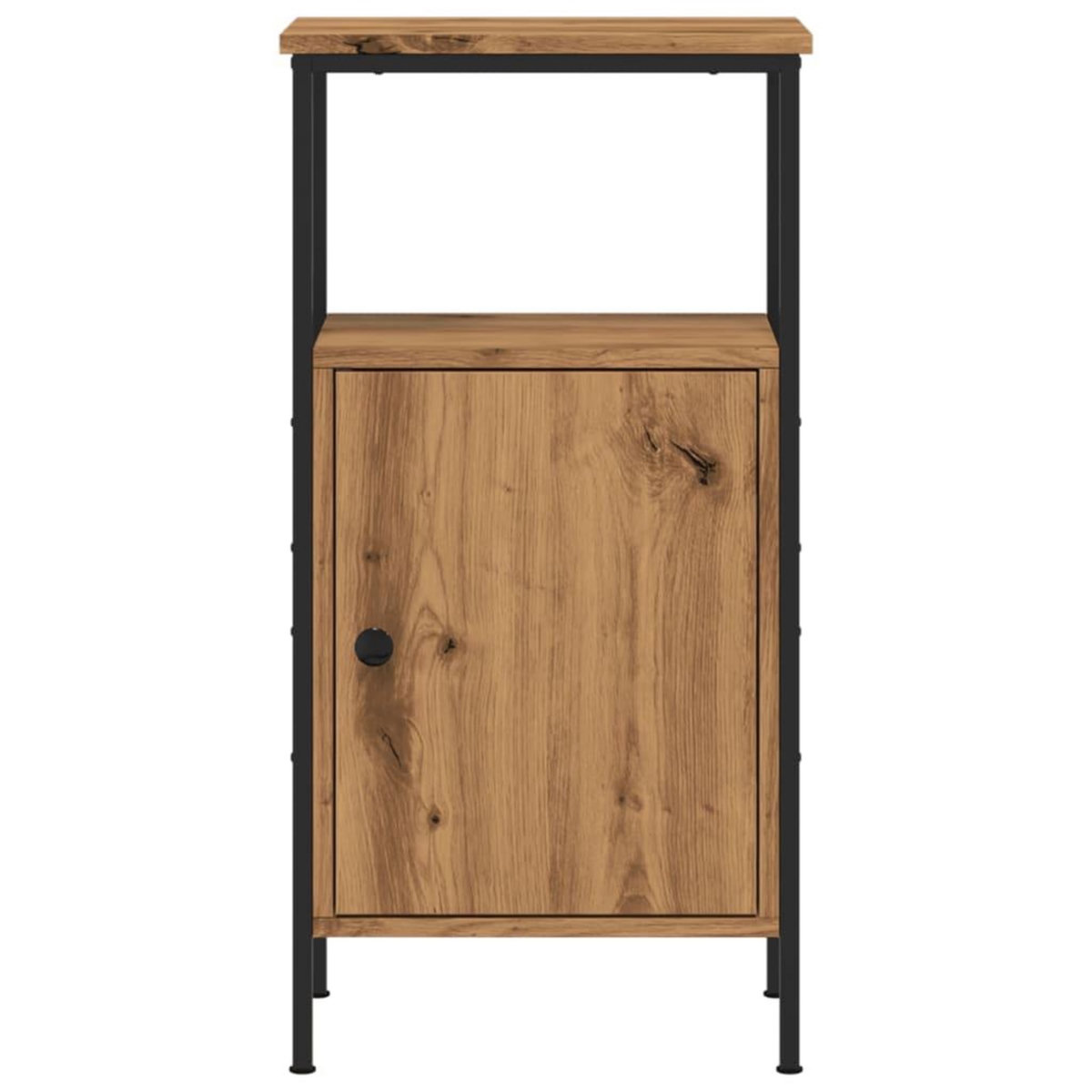 VIDAXL Table de chevet chene artisanal 41x31x80 cm bois d'ingenierie