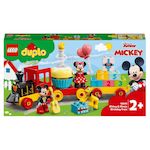 LEGO DUPLO 10941 Le Train d&rsquo;anniversaire de Mickey et Minnie Jouet pour Enfant de 2 ans