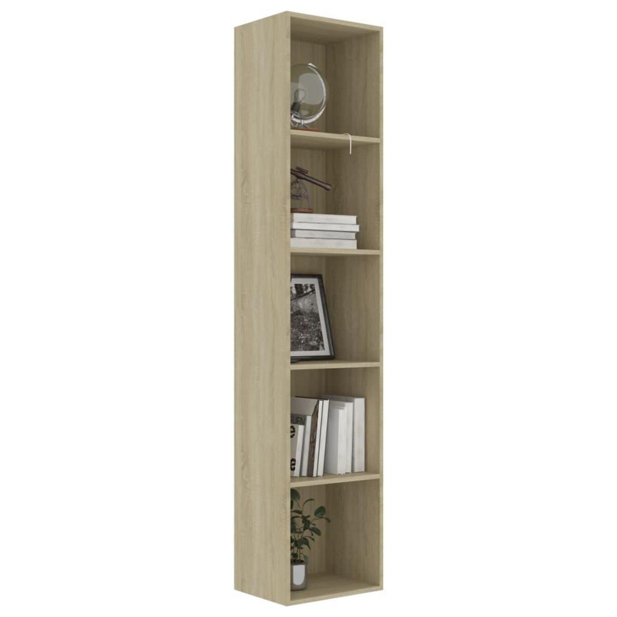 VIDAXL Bibliotheque Chene sonoma 40x30x189 cm Bois d'ingenierie