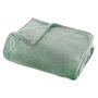 Voir la diapositive 1 : ATMOSPHERA Plaid en Flanelle Uni  Ollis  130x180cm Vert Céladon