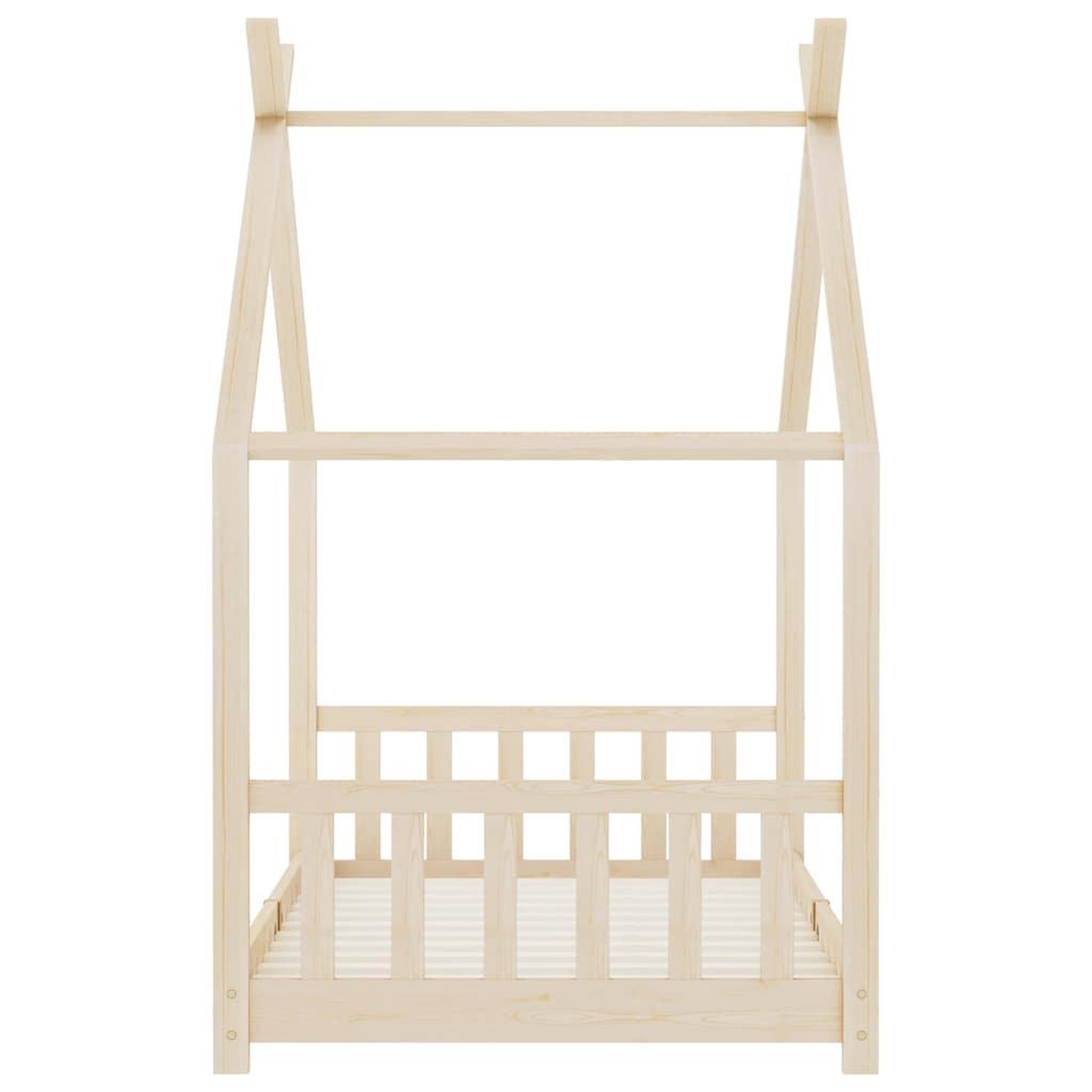 Voir la diapositive 5 : VIDAXL Cadre de lit d'enfant Bois de pin massif 90 x 200 cm