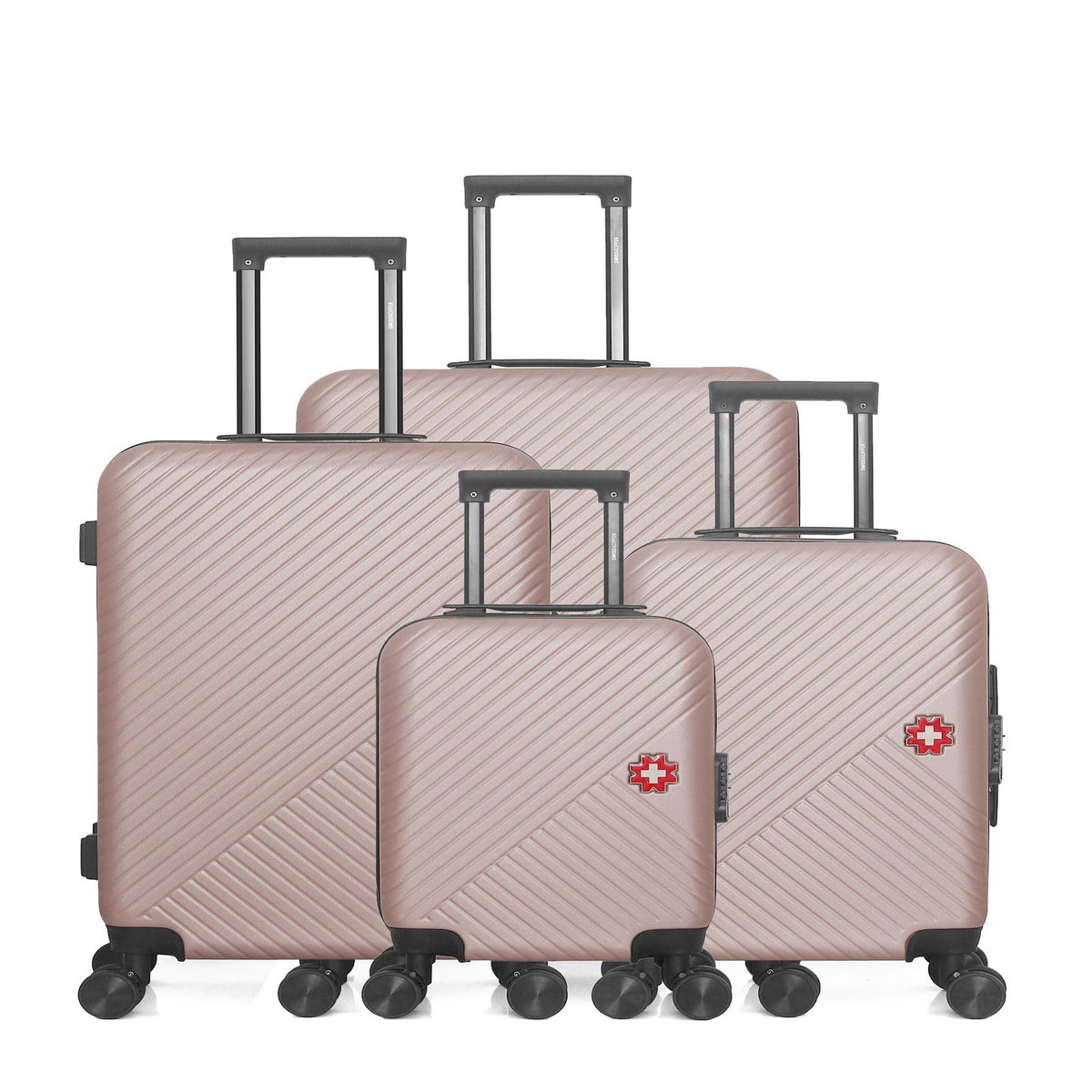 SWISS KOPPER SWISS KOPPER  -  Lot de 4  -  Valise grand format, valise weekend, valise cabine, valise cabine XXS SPIEZ