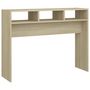 Voir la diapositive 2 : VIDAXL Table console chene sonoma 105x30x80 cm bois d'ingenierie