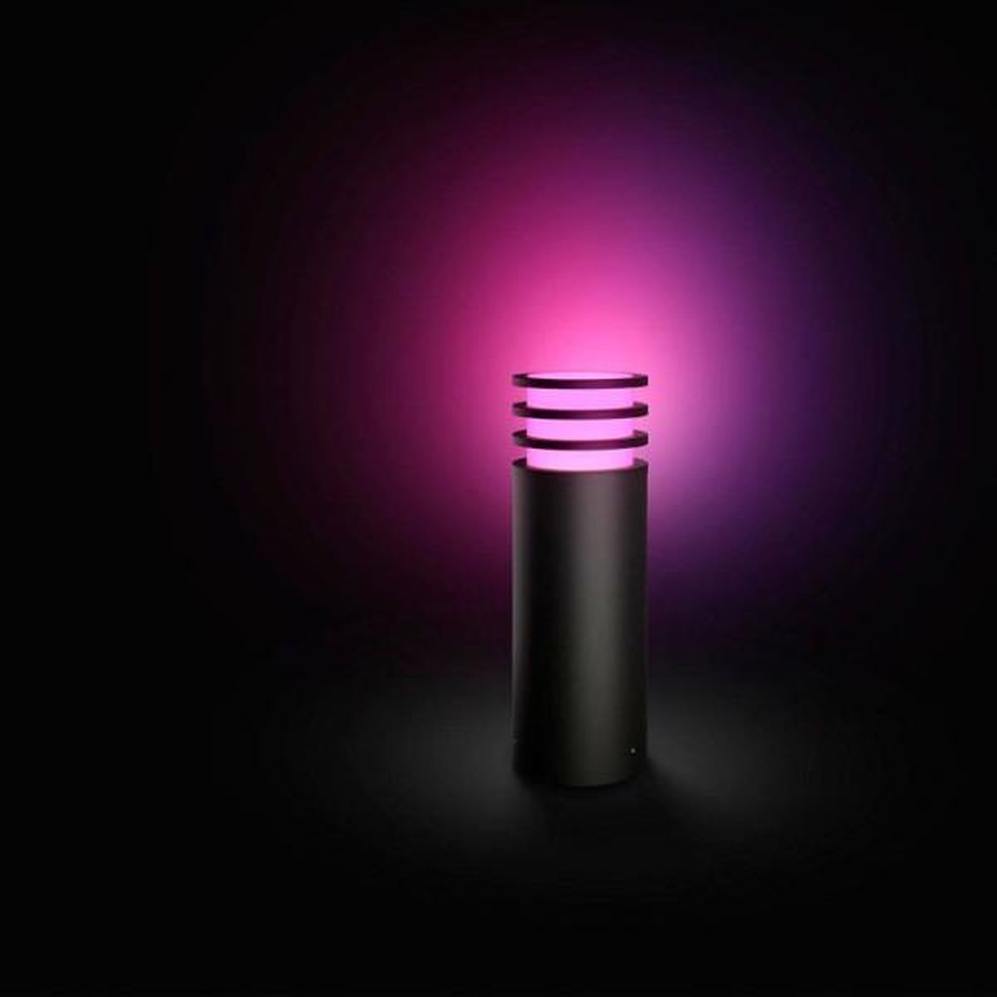 Voir la diapositive 4 : PHILIPS HUE Lampe sur pied - philips hue - lucca - anthracite - 1xa60 wca - ip44