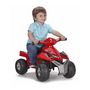 Voir la diapositive 2 : FEBER FEBER - Quad Racy Rouge - Vehicule Electrique pour Enfant 6 Volts