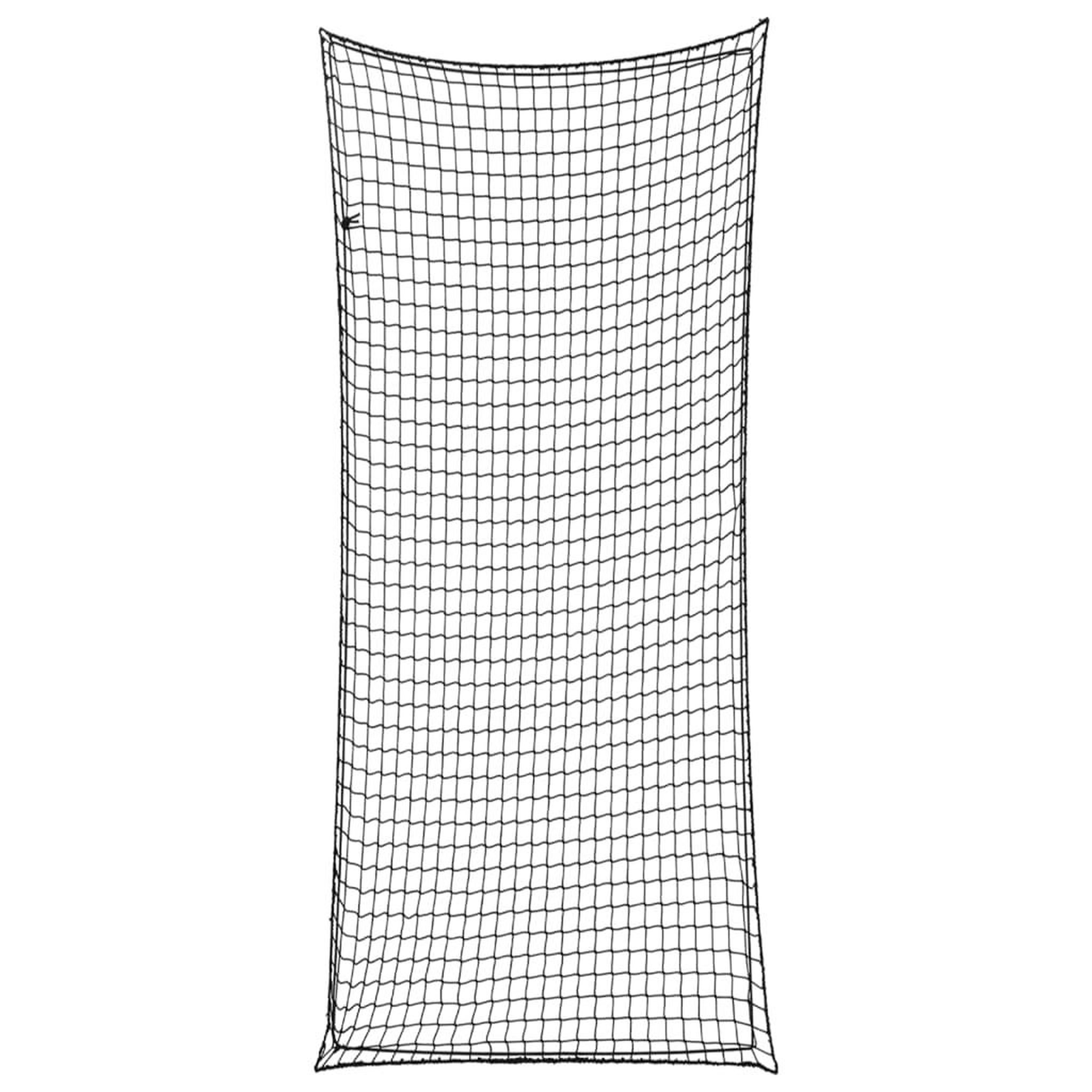VIDAXL Filet pour remorque avec corde elastique noir 8x3,5 m PP