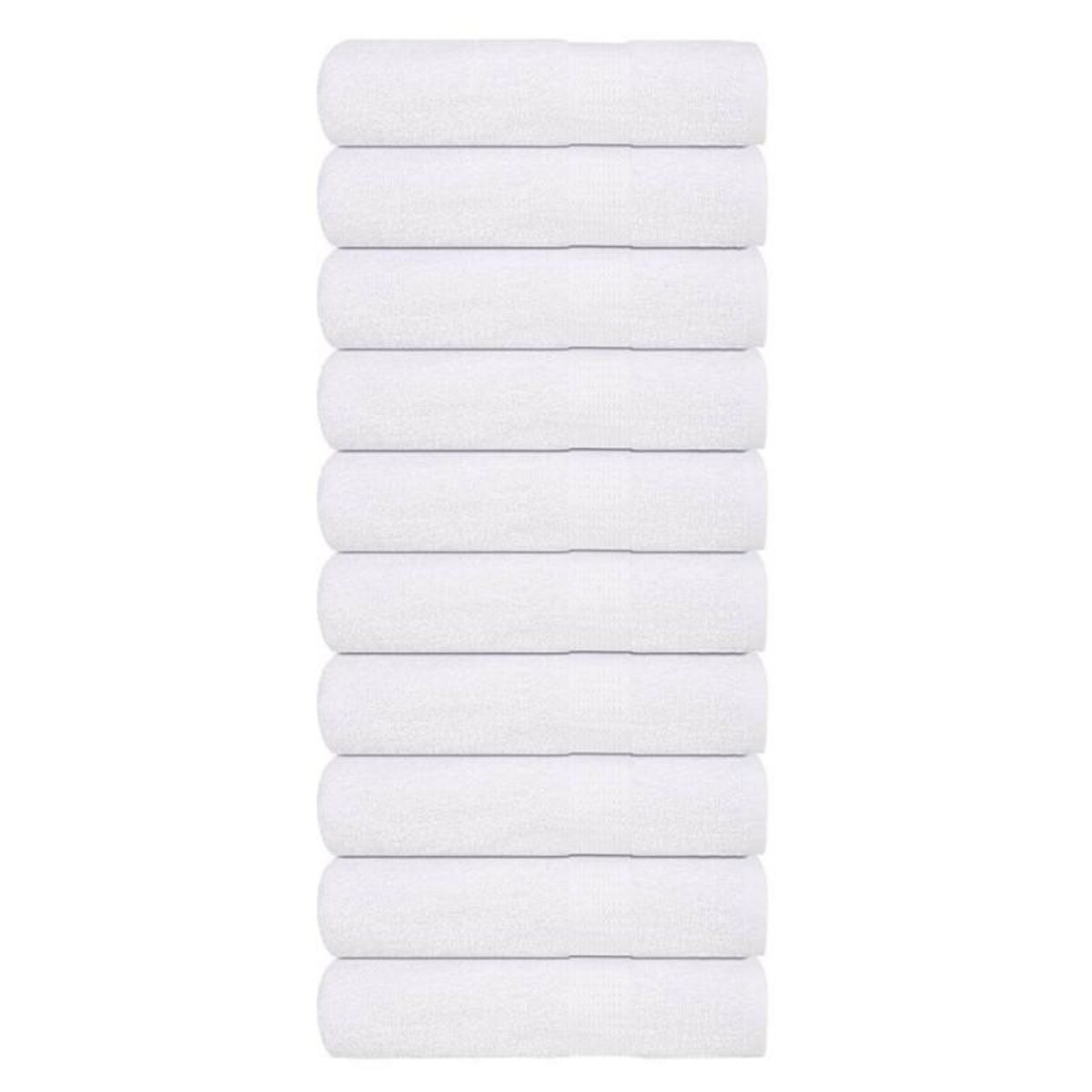 VIDAXL Serviettes de douche 10 pcs blanc 70x140 cm 360 g m² 100% coton