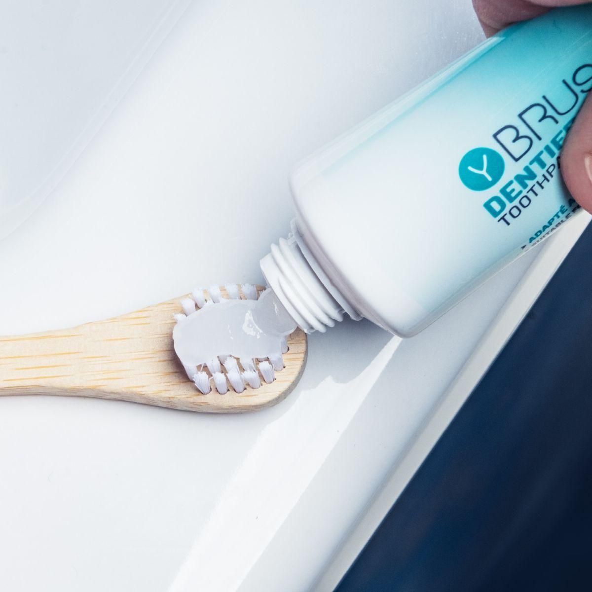 YBRUSH Dentifrice en tube au fluor 75ml