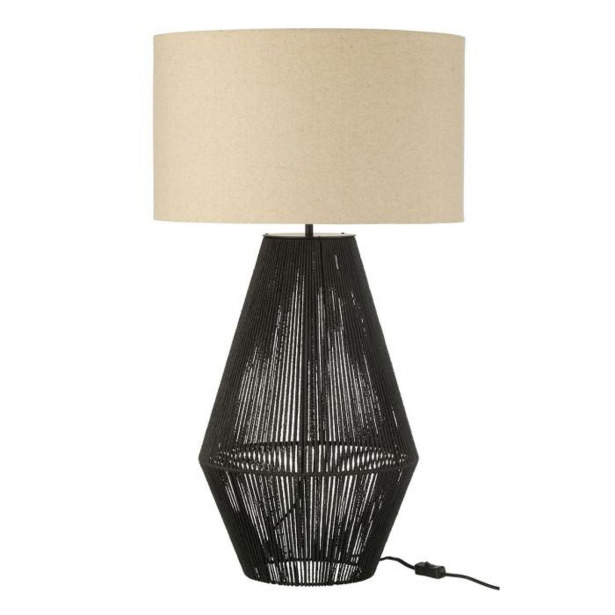 Paris Prix Lampe à Poser Design  Striing  78cm Noir