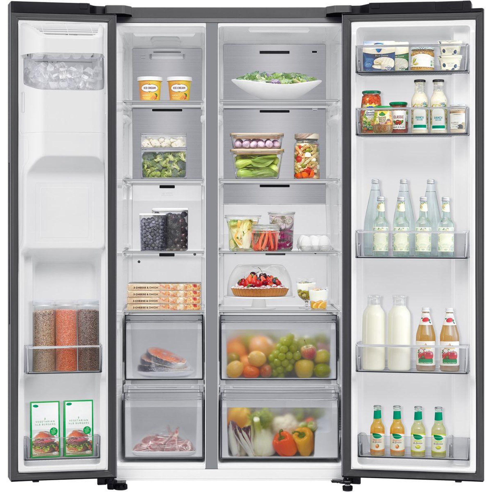 Voir la diapositive 2 : Samsung Réfrigérateur américain rs70f66kct