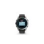 Voir la diapositive 4 : GARMIN Montre connectée Garmin fenix E AMOLED 47mm Acier Silver avec bracelet Graphite