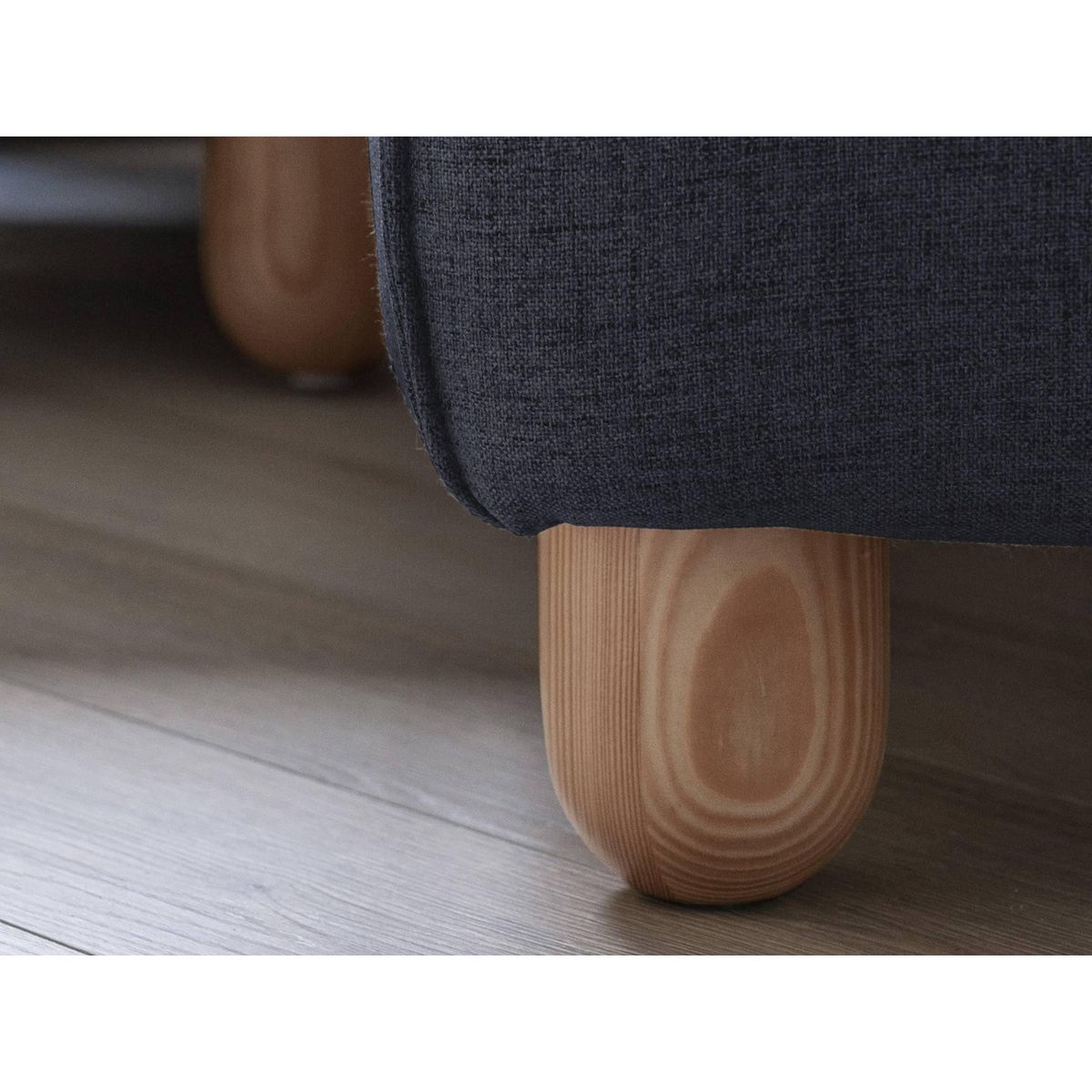 BEST MOBILIER Olli - canapé d'angle droit - convertible - avec coffre - 5 places - en tissu