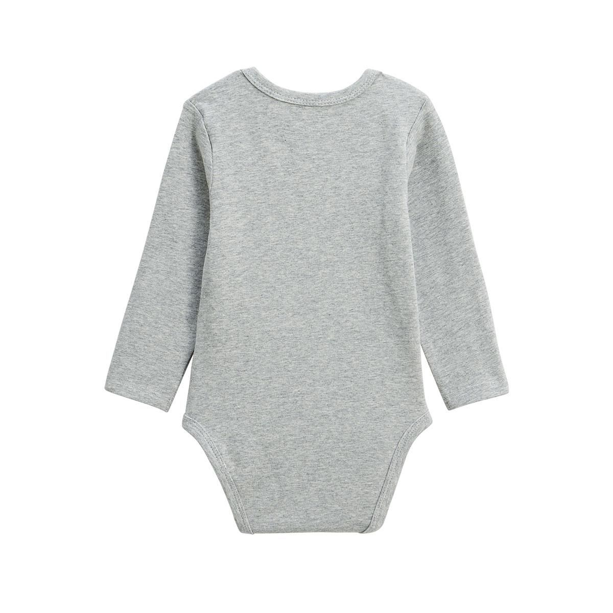 Petit Béguin Lot de 2 bodies bébé manches longues Petit Loup