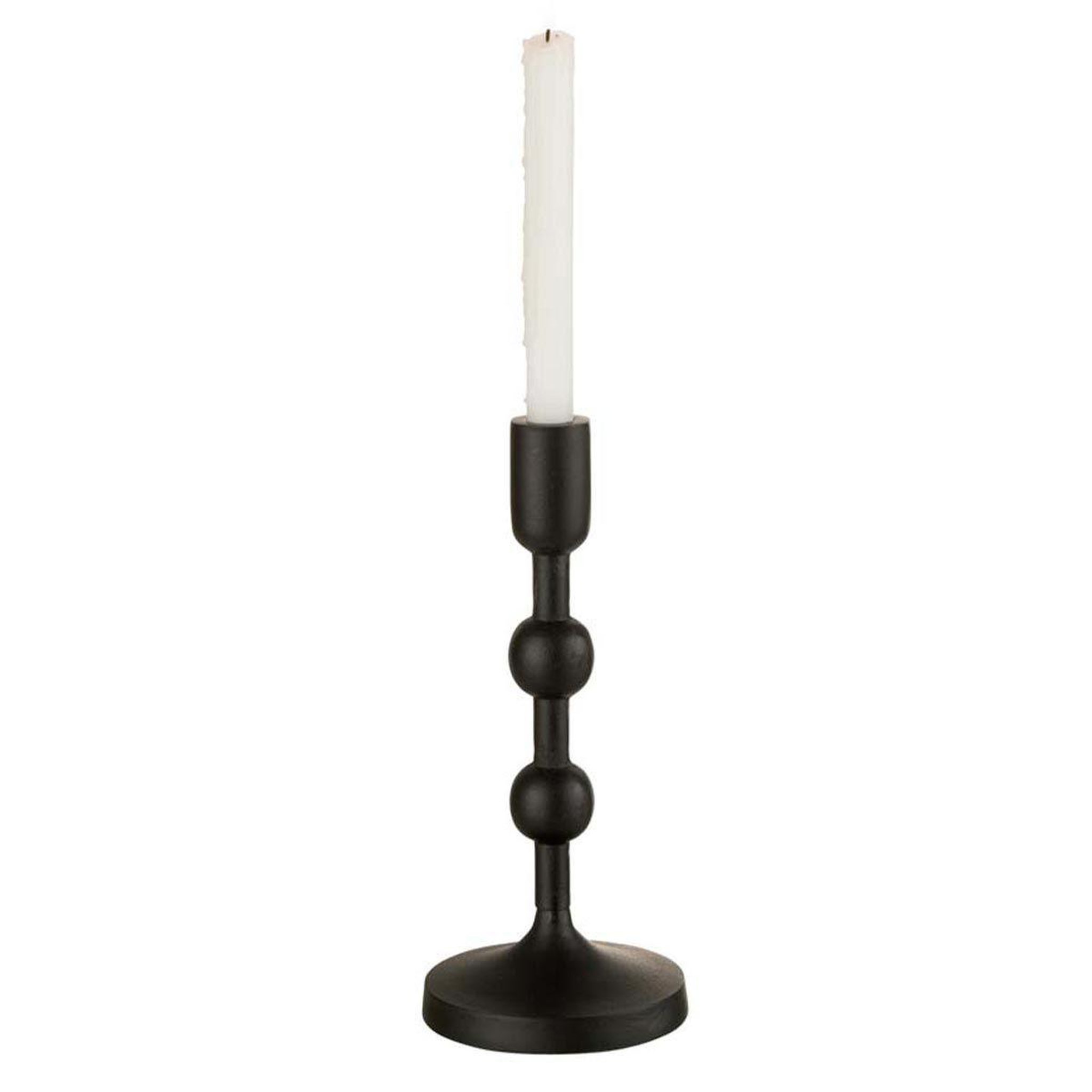 Voir la diapositive 2 : J-LINE Chandelier rond design  izy  29cm noir