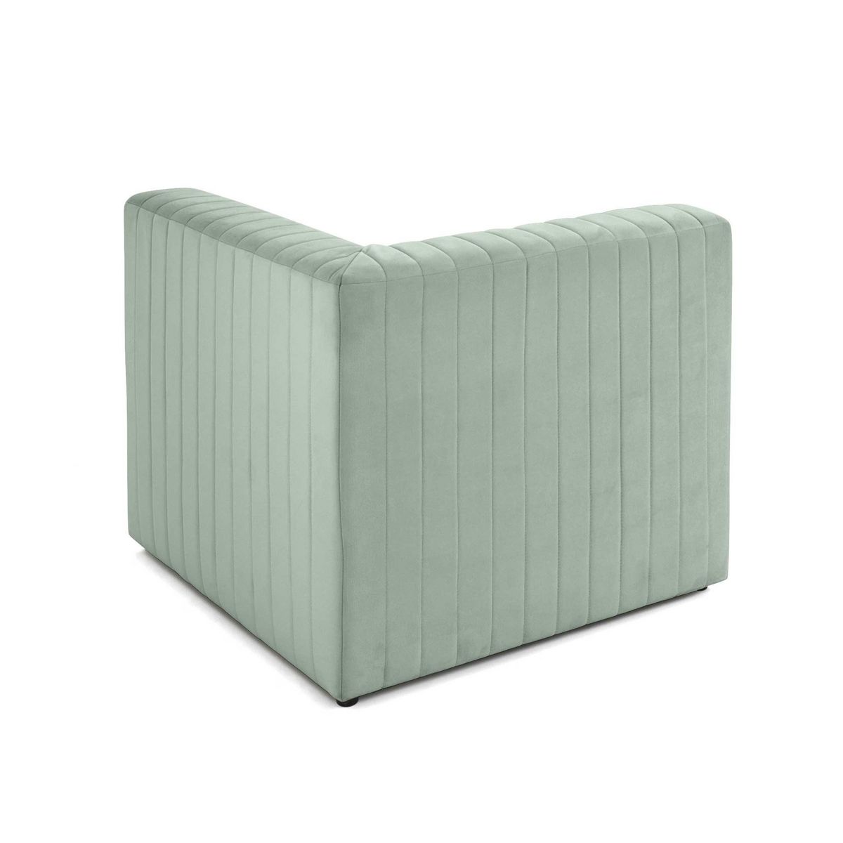 LISA DESIGN Nova - module d'assise d'angle réversible - en velours