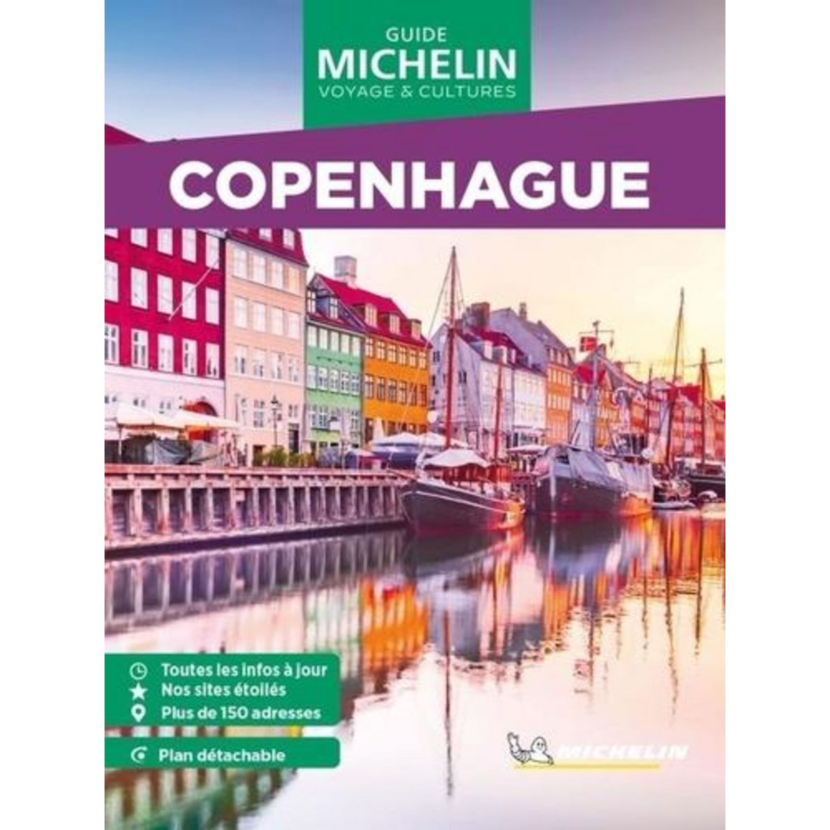 COPENHAGUE. EDITION 2025. AVEC 1 PLAN DETACHABLE, Michelin