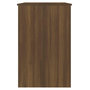 Voir la diapositive 5 : VIDAXL Bureau Chene marron 100x50x76 cm Bois d'ingenierie