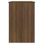 Voir la diapositive 5 : VIDAXL Bureau Chene marron 100x50x76 cm Bois d'ingenierie