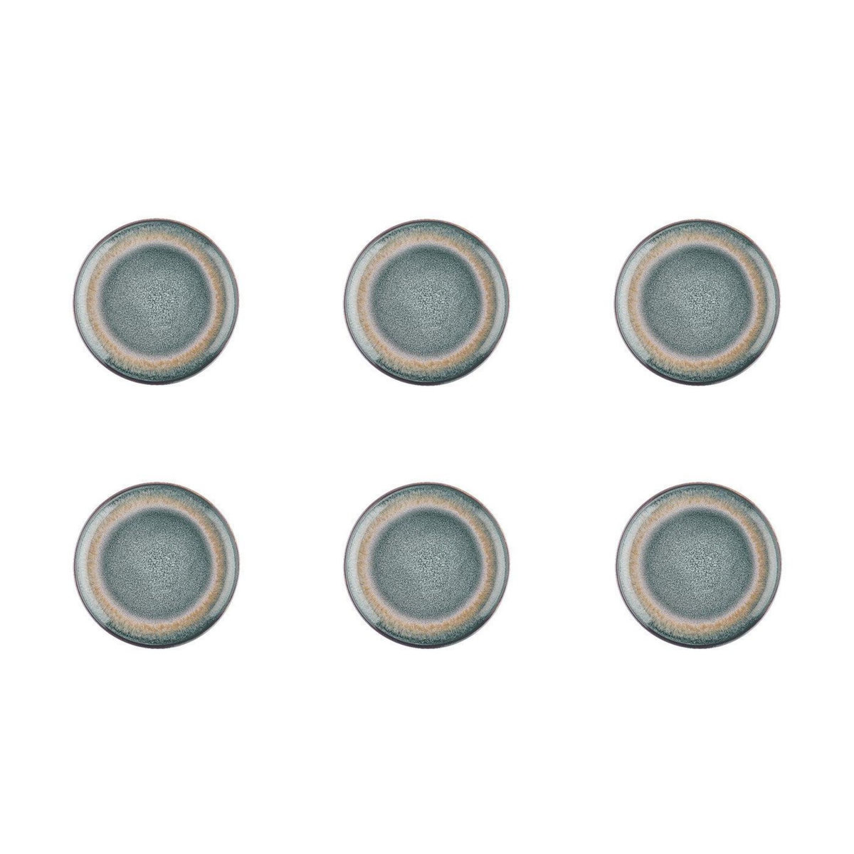 BJORN Assiette GENESIS Ø16,5cm - 6 pièces - Terre