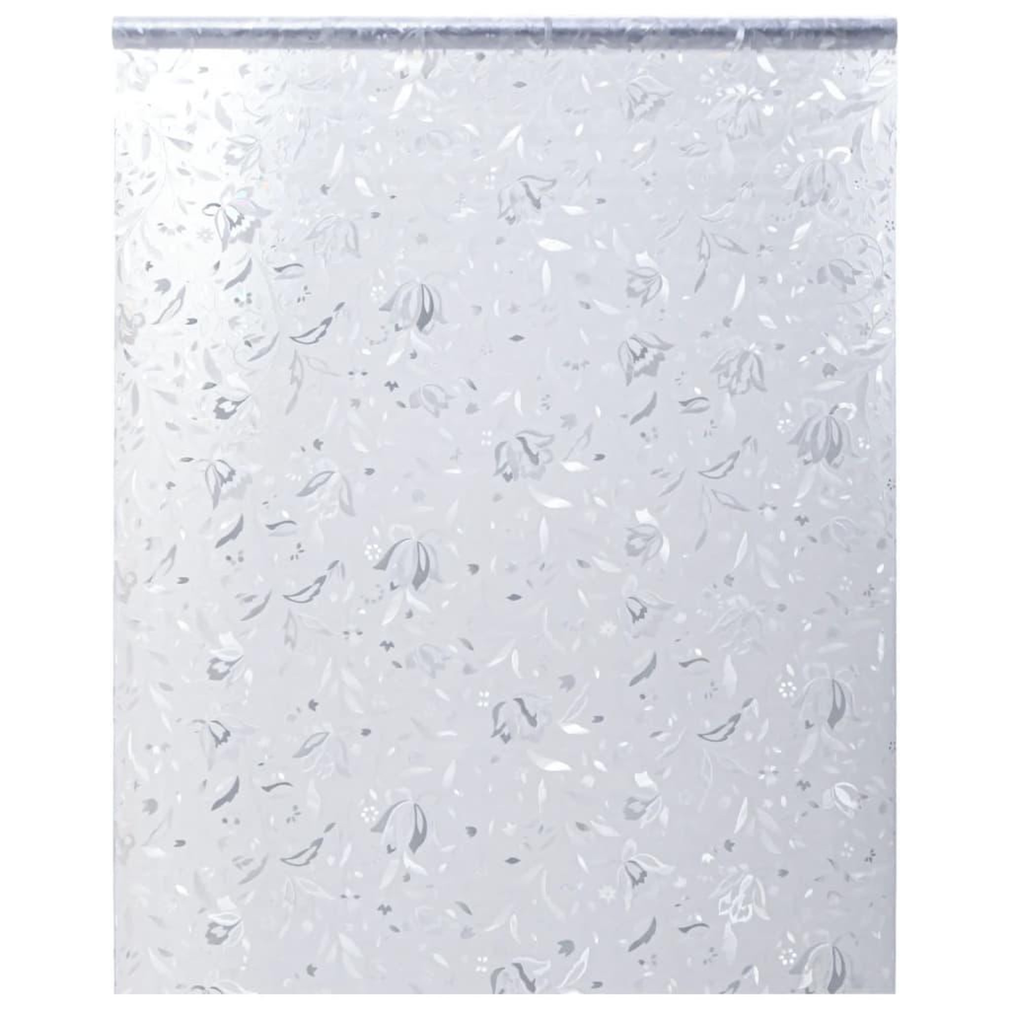 VIDAXL Film pour fenetre depoli motif de fleurs 90x500 cm PVC
