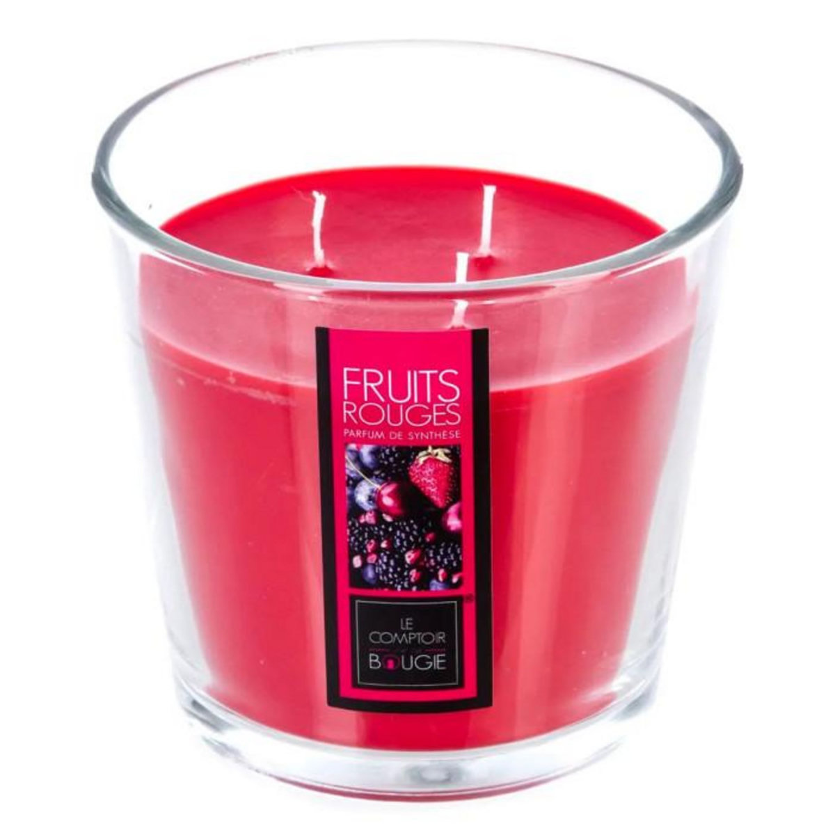 COMPTOIR DE LA BOUGIE Bougie Parfumée  Nina  500g Fruits Rouges