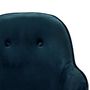 Voir la diapositive 6 : VIDAXL Chaise à bascule Bleu Velours