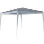 Voir la diapositive 4 : Habitat et Jardin Tonnelle de jardin  Natacha 4  - 12 m² - 3 x 4 m - Blanc