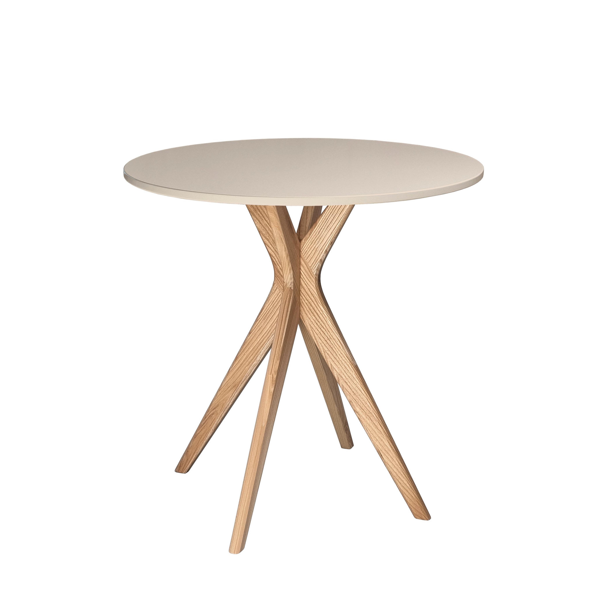 Voir la diapositive 1 : RAGABA Jubi Table à manger ronde | Pied en frêne