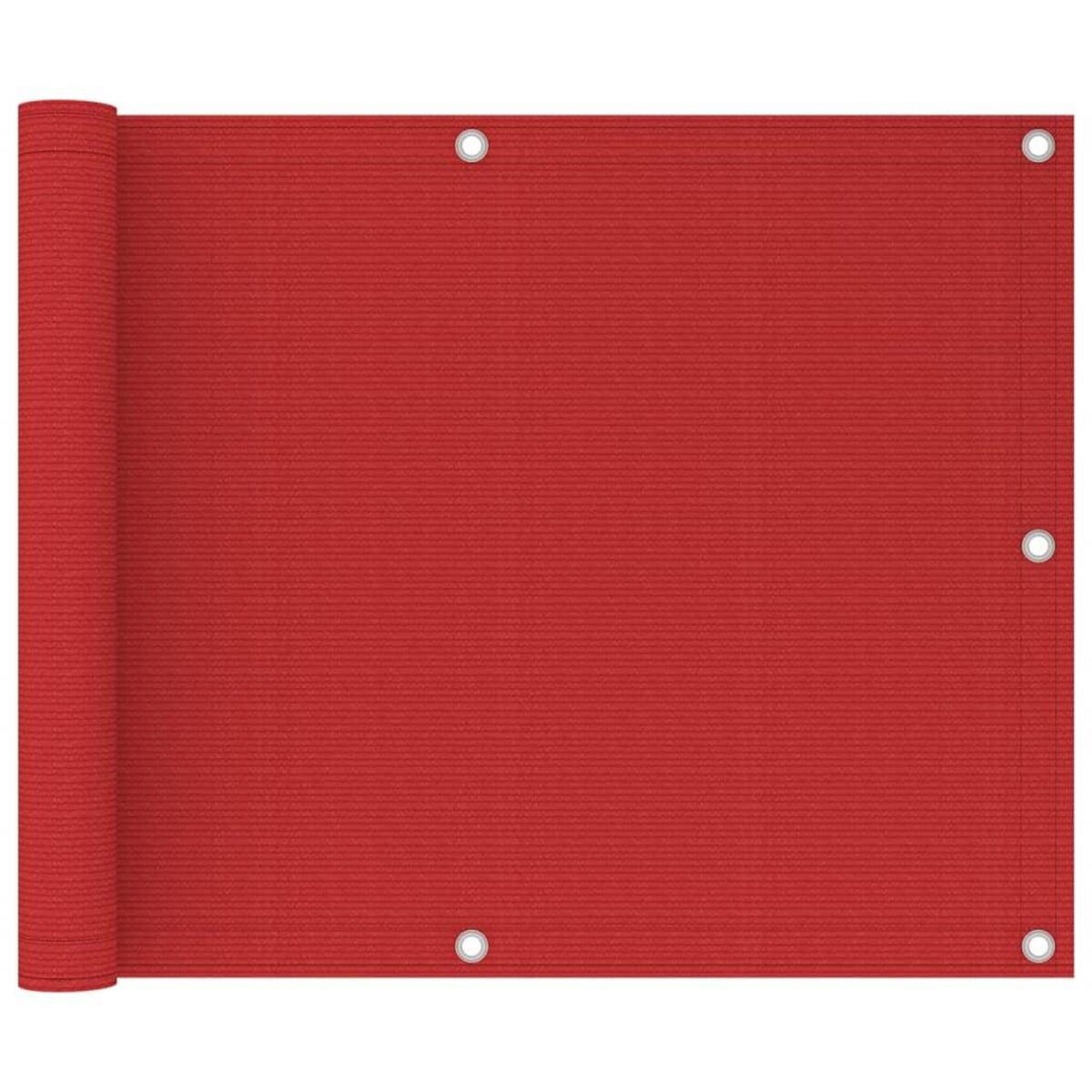 VIDAXL Ecran de balcon Rouge 75x300 cm PEHD