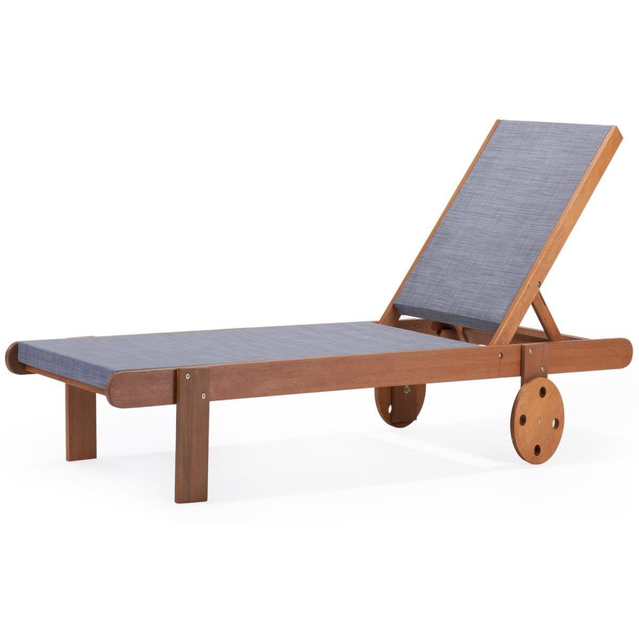 Habitat et Jardin Bain de soleil en bois exotique  saïgon  - maple - gris