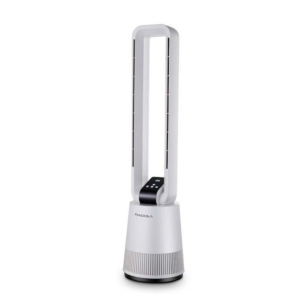 RADIOLA Radiola - Rad-v100 - Blanc - Ventilateur Sans Pales - 3 Vitesses - Télécommande
