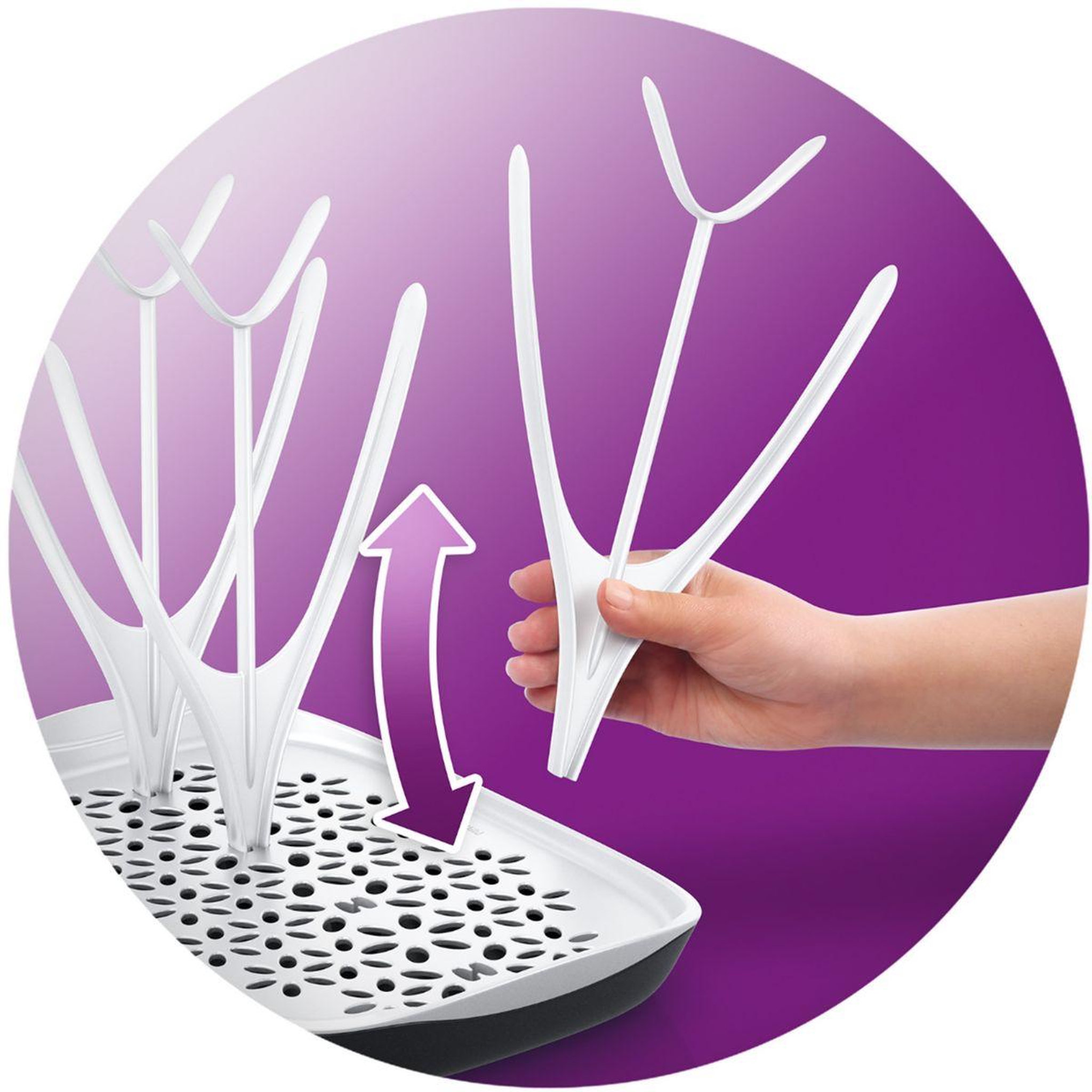 Voir la diapositive 5 : PHILIPS AVENT Egoutte biberon SCF149/00