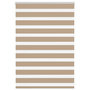 Voir la diapositive 1 : VIDAXL Store zebre marron sable largeur du tissu 105,9 cm polyester