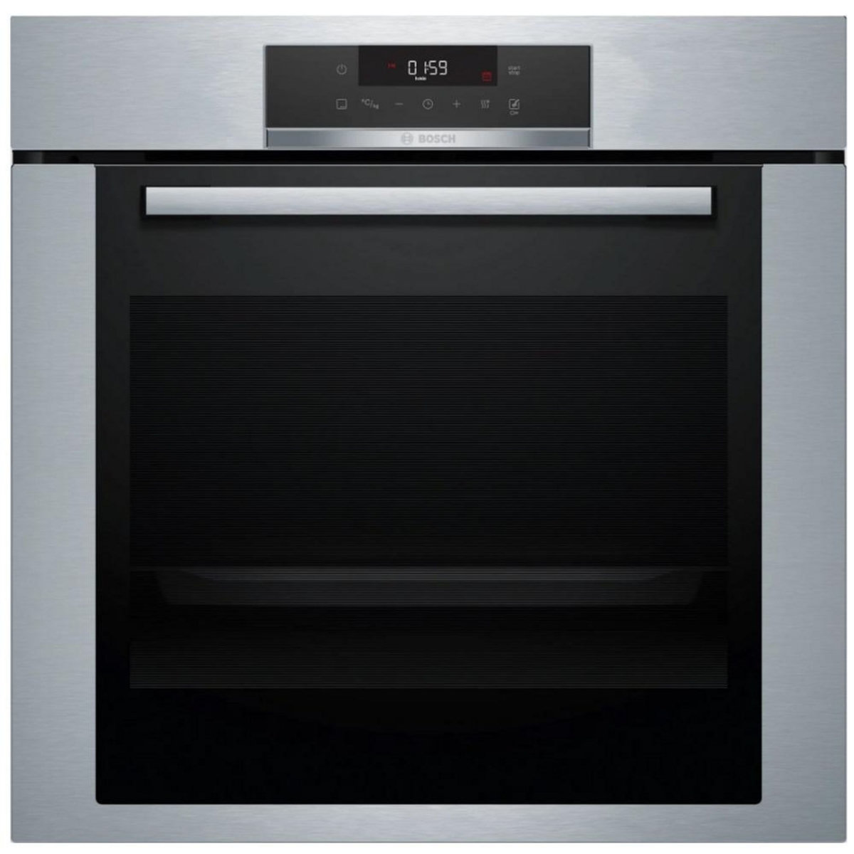 BOSCH Four intégrable multifonction 71l 60cm pyrolyse inox - HBA372ES0