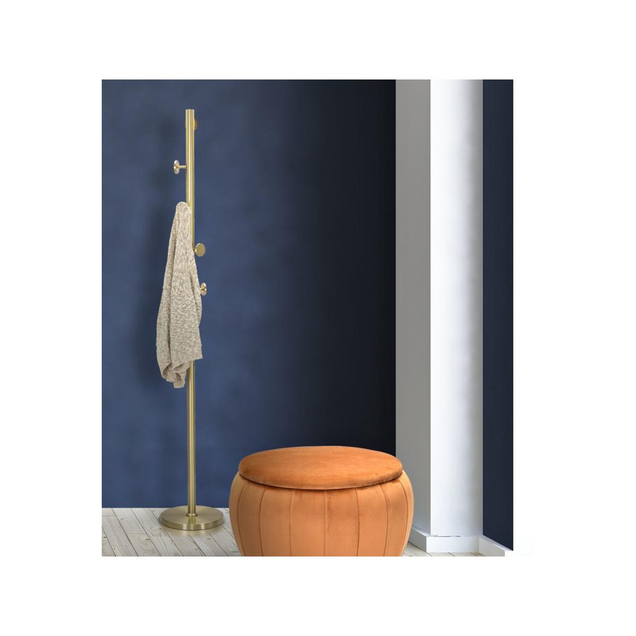 Voir la diapositive 6 : Paris Prix Porte-manteau design  glamy  190cm or