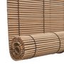 Voir la diapositive 4 : VIDAXL Store roulant Bambou Marron 120x220 cm