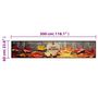 Voir la diapositive 6 : VIDAXL Tapis de cuisine lavable impression d'automne 60x300 cm velours