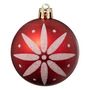 Voir la diapositive 4 : ATMOSPHERA Lot de 25 Boules de Noël  Maison des Couleurs  6cm Rouge & Blanc