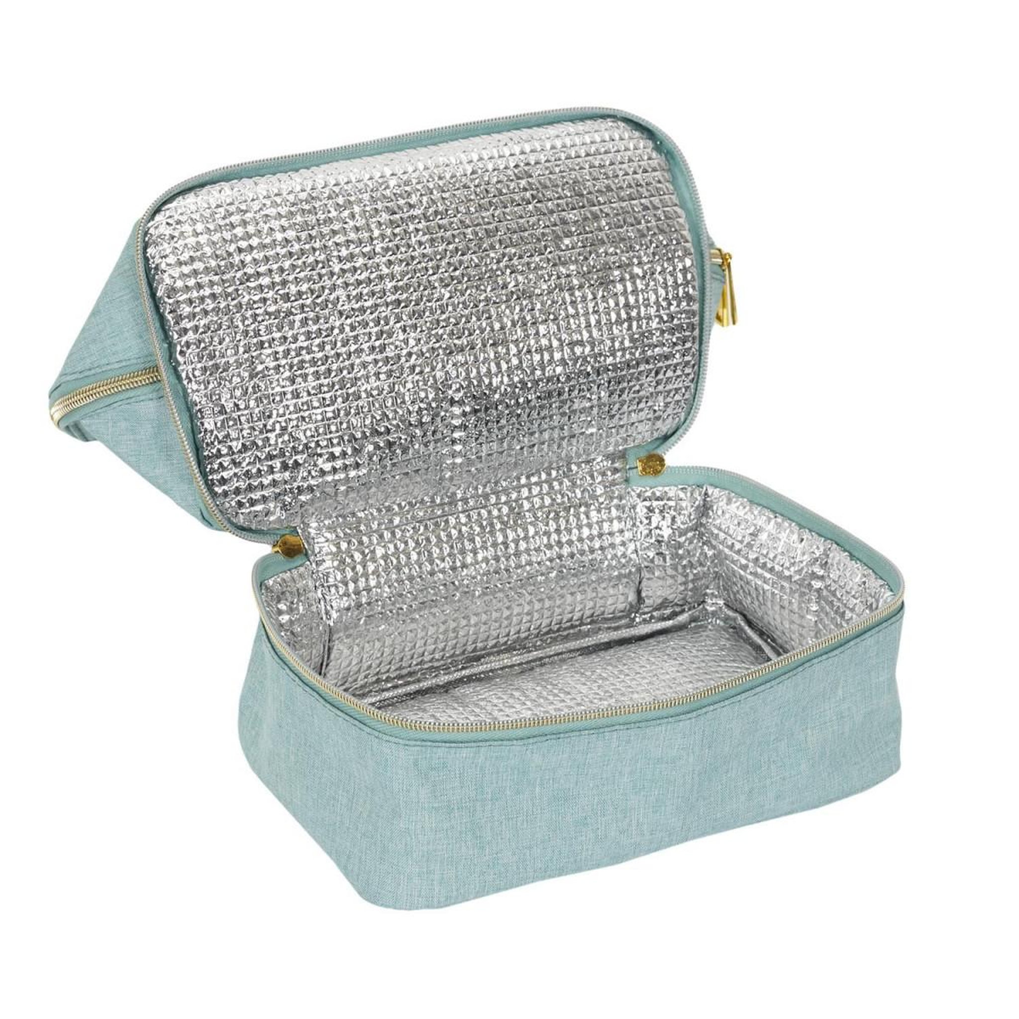Voir la diapositive 4 : COOK CONCEPT Sac Fraîcheur 2 Compartiments  Lady Boss  27cm Bleu