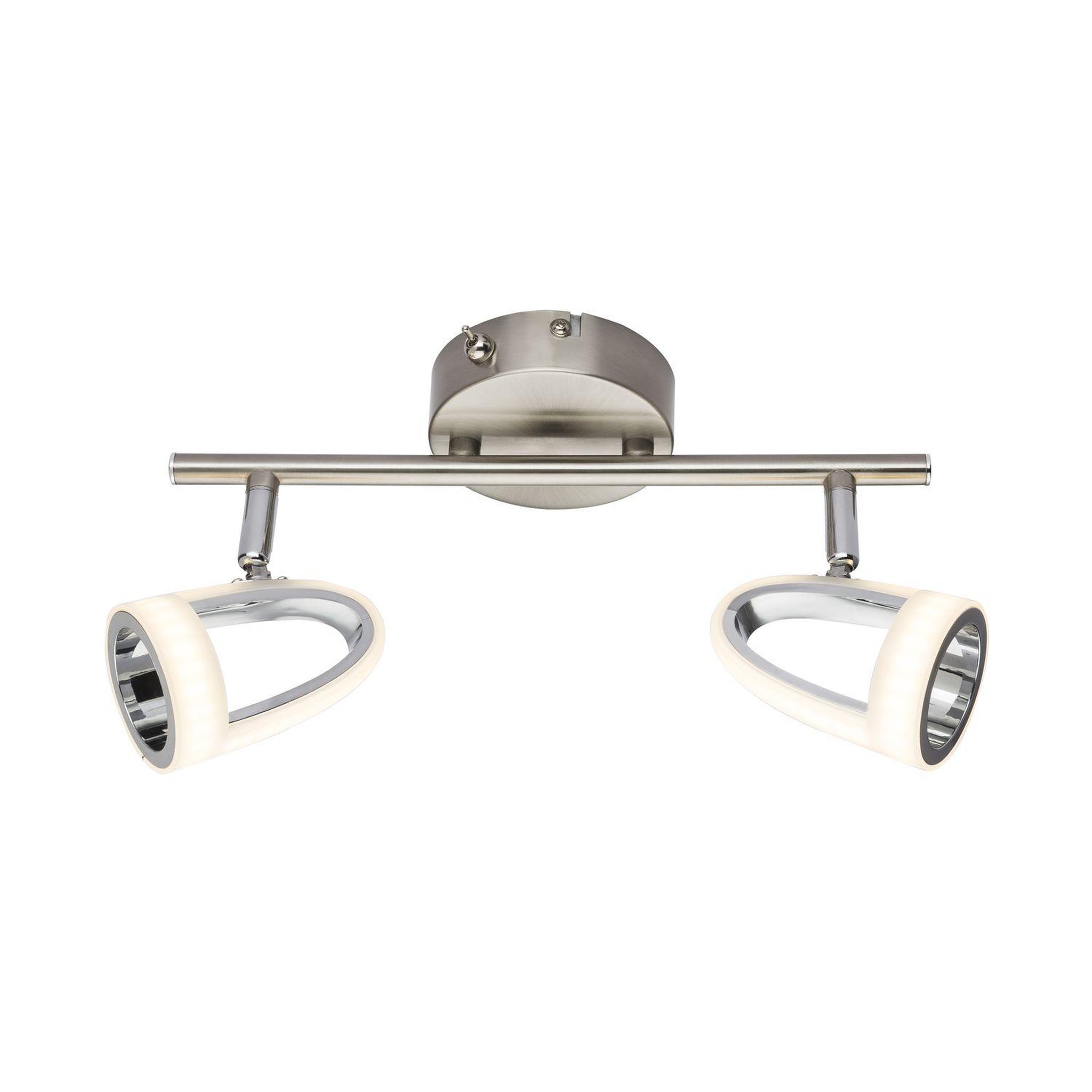 GLOBO Plafonnier spot led design rodrik - argent mat